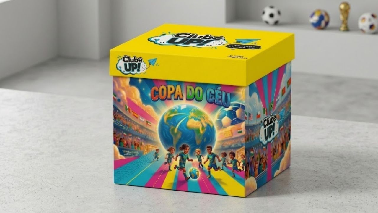 Caixa 3D Copa do Céu — Clube UP!