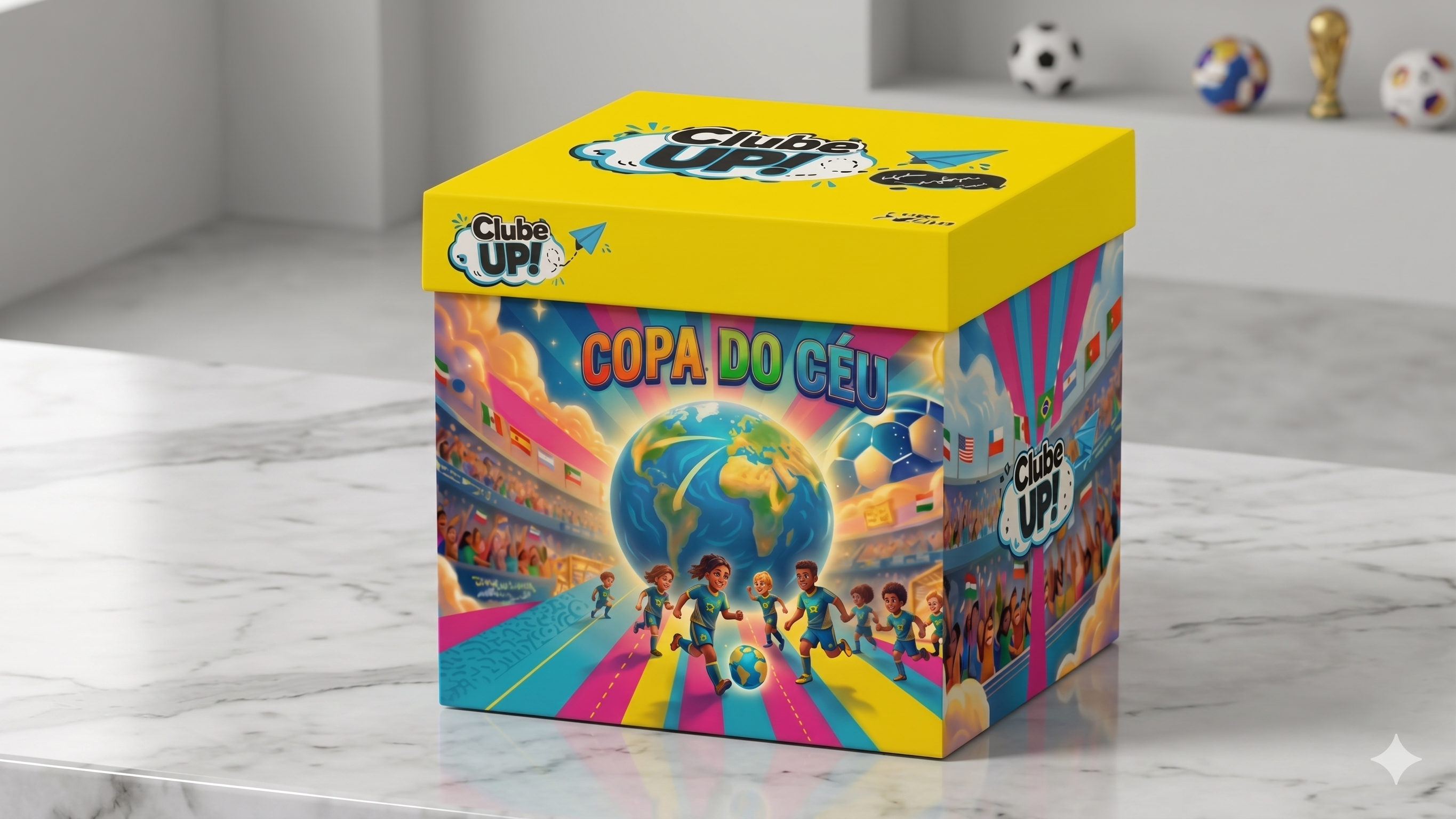 Caixa do kit Clube UP! — Copa do Céu